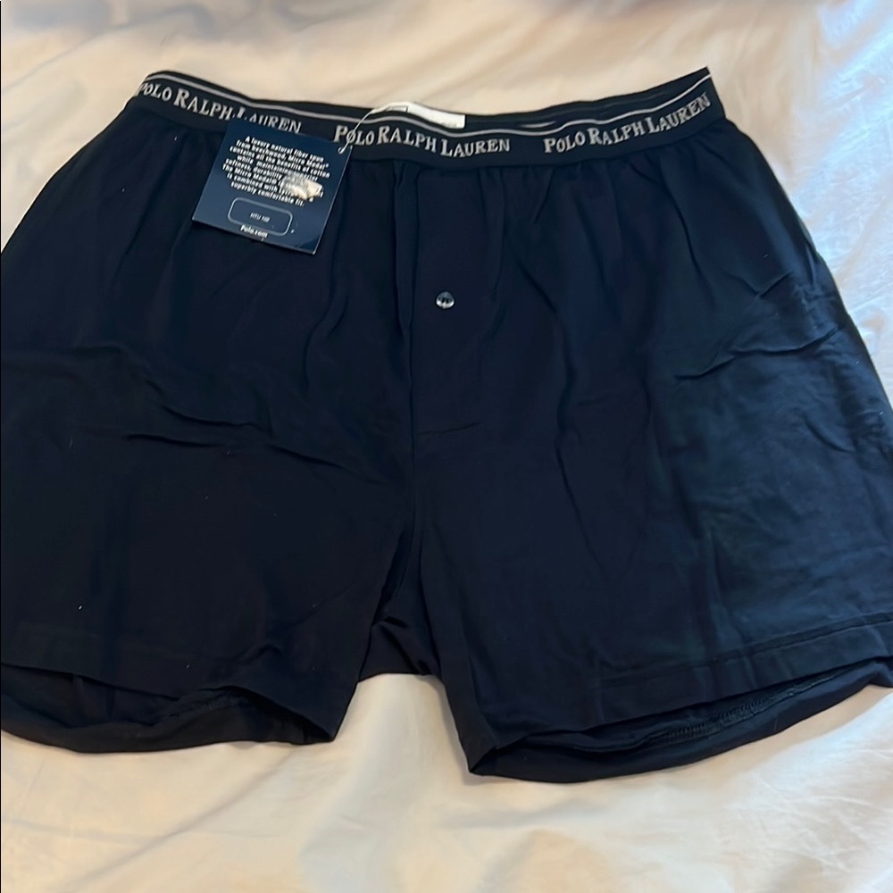 Polo by Ralph Lauren Black Boxers Cotton Comfort